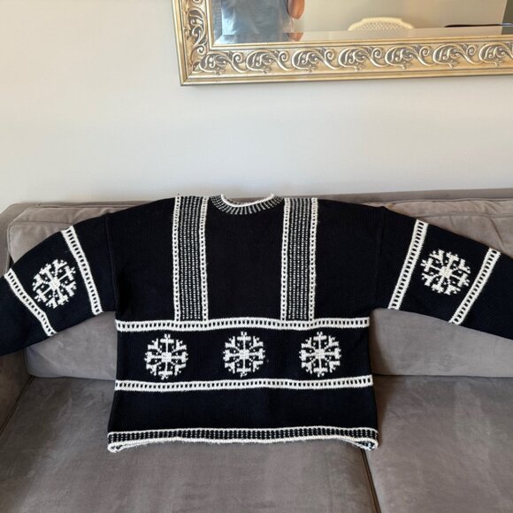 NWT Banana Republic Fair Isle Crew-neck Sweater 2025 HOLIDAY Collection Preview - Picture 10 of 10